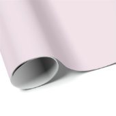 Solid Pastel Roze Cadeaupapier (Rol Hoek)