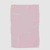 Solid Pastel Roze Golfhanddoek (Voorkant)