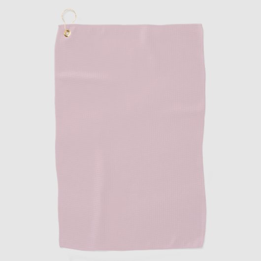 Solid Pastel Roze Golfhanddoek (Voorkant)