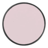 Solid Pastel Roze Hockey Puck (Voorkant)