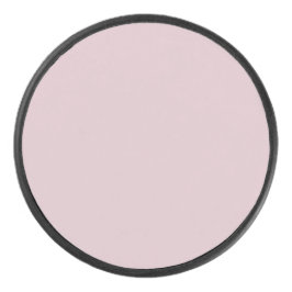 Solid Pastel Roze Hockey Puck