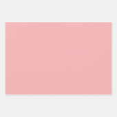 Solid Pastel Roze Inpakpapier Vel (Voorkant 2)
