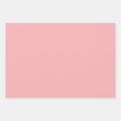 Solid Pastel Roze Inpakpapier Vel (Voorkant)
