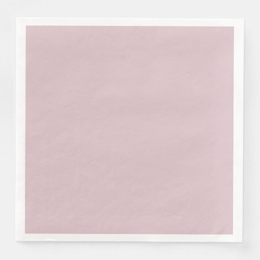 Solid Pastel Roze Servet (Voorkant)