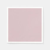 Solid Pastel Roze Servet (Voorkant)