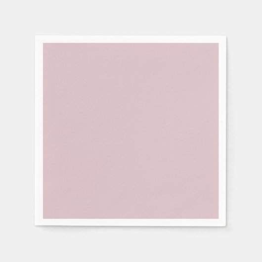 Solid Pastel Roze Servet (Voorkant)