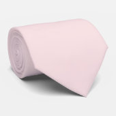 Solid Pastel Roze Stropdas (Opgerold)