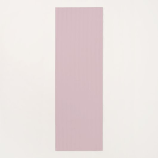 Solid Pastel Roze Yogamat (Achterkant)