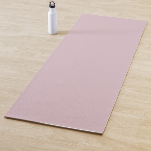 Solid Pastel Roze Yogamat (In situ)