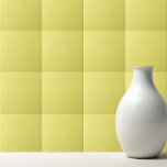 Solid pastel yellow tegeltje<br><div class="desc">Solid color pastel yellow design.</div>