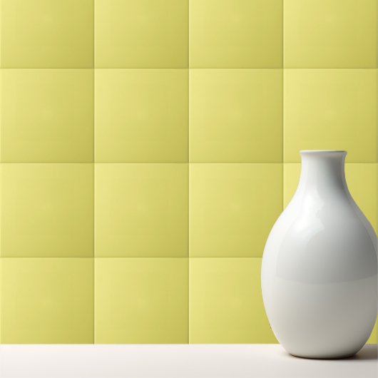 Solid pastel yellow tegeltje