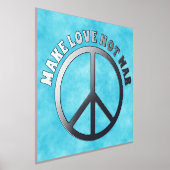 Solid Peace-teken - JOUW TEKST Folie Afdrukken (Laagn)