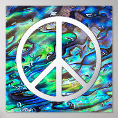 Solid Peace-teken - zwart Folie Afdrukken (Voorkant)