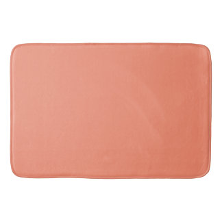 Solid peach badmat