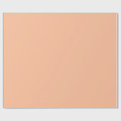 Solid peach bruiloft inpakpapier (Vlak)