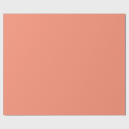 Solid peach cadeaupapier (Vlak)