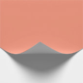 Solid peach cadeaupapier (Hoek)