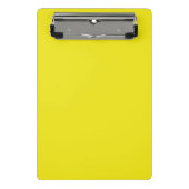 Solid pineapple bright yellow mini klembord (Voorkant)