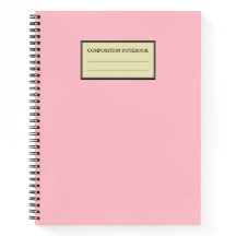 Solid Pink Spiral Notitieboek