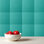 Solid plain Persian green Tegeltje<br><div class="desc">Solid plain Persian green design.</div>