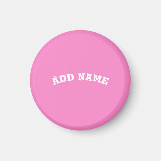 Solid Plain Taffy Baby Pink Magneet