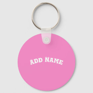Solid Plain Taffy Baby Pink Sleutelhanger