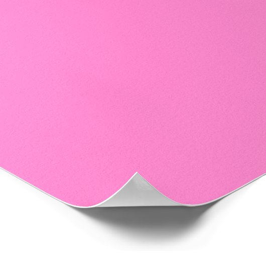 Solid plain taffy roze poster (Hoek)