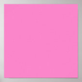 Solid plain taffy roze poster (Voorkant)