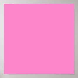 Solid plain taffy roze poster