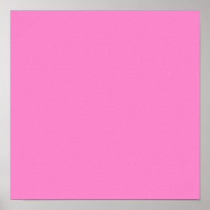 Solid plain taffy roze poster