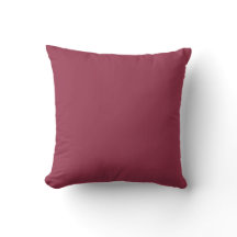 Solid Plum worpen Pillow