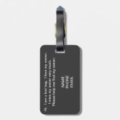 Solid Pride - Gay Pride Flag Closeup Bagagelabel (Achterkant verticaal)