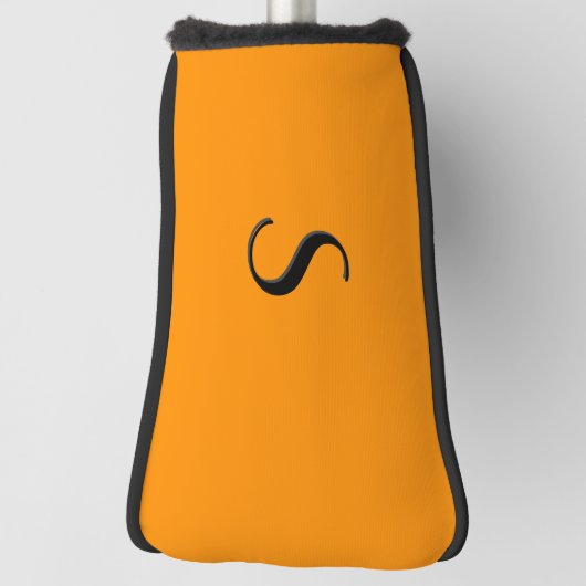 Solid Princeton Oranje persoonlijk Golfheadcover (Draai 90)