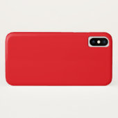 Solid Red Background  Case-Mate iPhone Case (Achterkant (horizontaal))