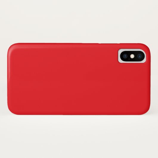 Solid Red Background  Case-Mate iPhone Case (Achterkant (horizontaal))