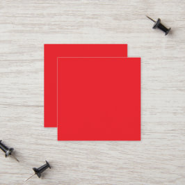 Solid Red Background  Contactkaartje