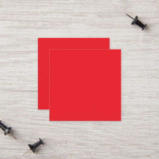 Solid Red Background  Contactkaartje (Voorkant / Achterkant in situ)