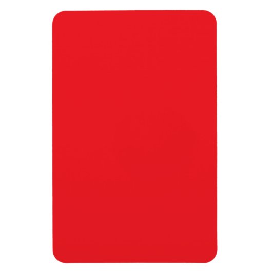 Solid Red Background Magneet (Verticaal)