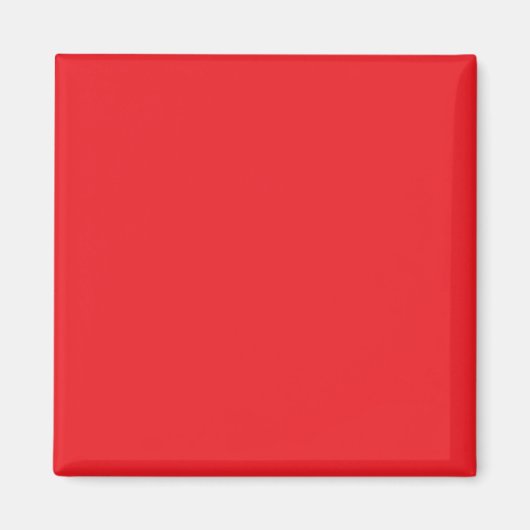 Solid Red Background  Magneet (Voorkant)