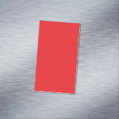 Solid Red Background  Magnetisch Visitekaartje (Voorbeeld)