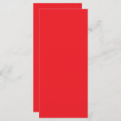 Solid Red Background  Menu (Voorkant / Achterkant)