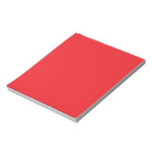 Solid Red Background  Notitieblok (Linkerzijde)