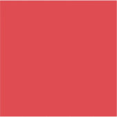 Solid Red Background  Sticker (Voorkant)