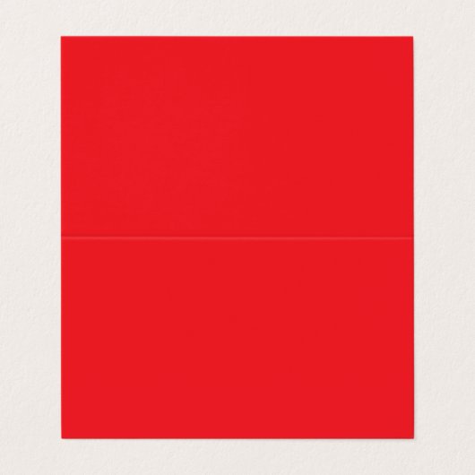 Solid Red Background Visitekaartje (Buitenkant ongevouwen)
