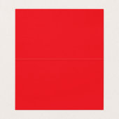 Solid Red Background  Visitekaartje (Binnenkant ongevouwen)