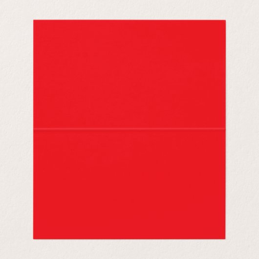 Solid Red Background  Visitekaartje (Binnenkant ongevouwen)