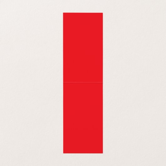 Solid Red Background  Visitekaartje (Binnenkant ongevouwen)