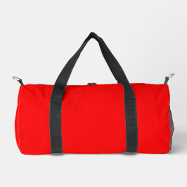 Solid Red Duffle Bag – Minimale look, Max Space Plunjezak