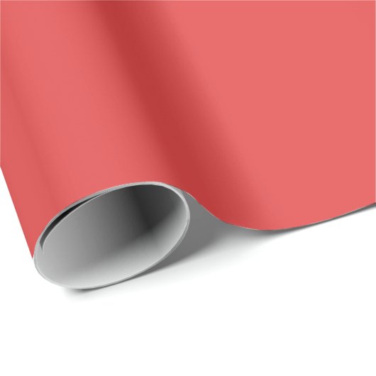 Solid Red kleur Cadeaupapier (Rol Hoek)