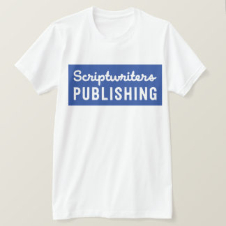 Solid Royal Blue Scriptwriters T-shirt